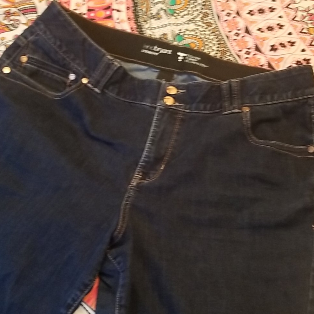 Lane Bryant 'Tighter Tummy' Straight-Leg Jeans